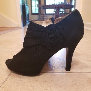 Suede heels